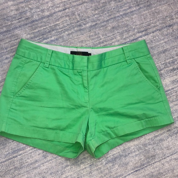 J. Crew Pants - J.CREW green chino shorts